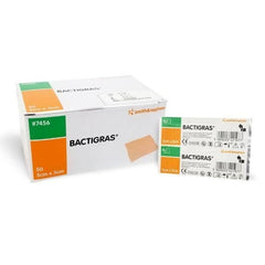 Smith & Nephew Bactigras Gasa Parafinada con Clorhexidina Estéril de 5 CM X 5 CM