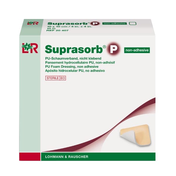 Suprasorb P Pu Lohmann & Rauscher – Apósito De Poliuretano No Adhesivo 10 CM X 10 CM